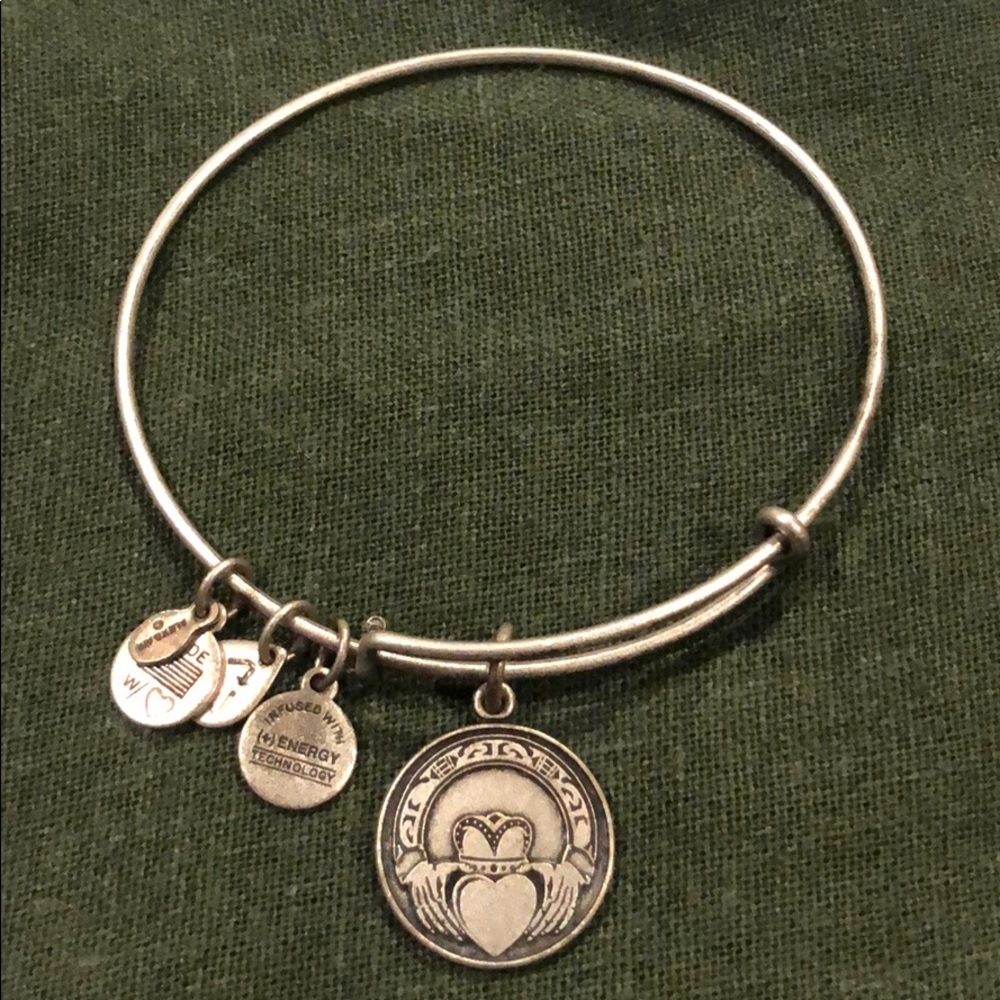 Alex and Ani Claddagh charm bracelet
